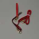 TUCCH Detachable Crossbody Case Wallet for iPhone 17 Pro Max 6.9", Wireless Charging | RFID Blocking 10 Card Holder | Lanyard Wrist Strap | Stand | Zipper Pocket | PU Leather Magnetic Cover | Dark Red