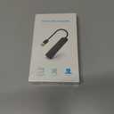 USB Hub, 4-Port USB 3.0 Hub, USB Splitter for Laptop, Xbox, Flash Drive, HDD, Gaming System, Printer, Camera, Keyboard, Mouse, and More