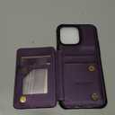 Vinich for iPhone 14 Pro Max Wallet Case with Card Holder, RFID Blocking Credit Slots Kickstand Shockproof Phone Cover Fit for iPhone 14 Pro Max 6.7" Purple