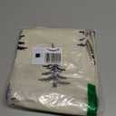 RABUSOFA Christmas Pillow Covers 16x16 inch Set of 2 Indoor Outdoor Waterproof Christmas Tree Decor Decorative Throw Cushion Cases Winter Xmas Holiday Decoration for Couch Patio (White)