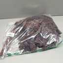 6pcs Artificial Oak Tree Leaf Stems Faux Oak Tree Branches Green Plant for Greenery Wall Floral Decoration (Dark red)