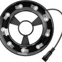 POPOSOAP RGB Fountain Ring Light, Auto Color Change, Perfect working with Pond filter, Only Replacement for POPOSOAP Floating Pond Fountain, Pond Filter with Lights