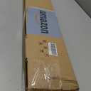 KAMANINA 1 Inch Double Curtain Rods for Windows 72 to 144 Inches (6-12 Feet), Black Heavy Duty Double Curtain Rod, Telescoping Drapery Rod with Netted Texture Finials