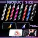 Tuanse 16 Pack Pen Light Nurse LED Penlight Pen Lights for Nurses Pupil Penlight with Pupil Gauge Reusable for Nurse Students Doctors Daily Use(Mixed Color)