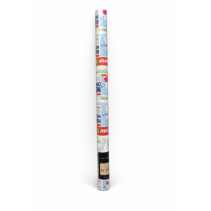 Ribbli Christmas Wrapping Paper, Vintage Christmas Style, 30 inch x 120 inch(10ft) Per Roll