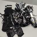 Spooktacular Creations Kids Halloween Cheerleader Costume, Zombie Cheerless Costume for Girls, Dead Cheer Outfit Toddlers (Large(10-12 yrs), Black)