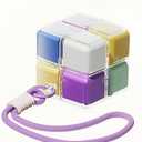 JHONE68 Weekly Pill Organizer, Travel 7 Day Pill Box Case with Magnetic Design, Easy Open Pill Container for 8 Compartments Portable Pill Case Medicine Holder for Vitamins Medication (Multicolor)