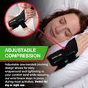 Mueller Green Fitted Wrist Brace, Left, LG/XL (Black, L)