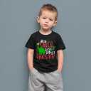 Christmas Shirts for Toddler Boys Girls Kids 2-8 Years, Santa Reindeer Snowman Dinos Truck Short Sleeve Tee