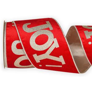 4 Inch Velvet Wired Ribbon 10 Yards Joy Crushed Velvet Christmas Ribbon for Gift Wrapping Christmas Tree Decoration Crafts Wreaths Supplies-Continuous (Red Velvet)