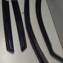 Set of 4 Sun Rain Vent Window VRS Compatible with 2004-2015 Titan Cab