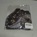 Women's Sheer Floral Long Sleeve Layering Top Ruffled Mock Neck Sheer Blouse for Casual Brunch Party Club Night Date Outfits (Medium, A Chocolate Brown)