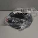 Black Flush Mount Ceiling Light Fixtures, 2-Light Ceiling Mount for Farmhouse with Seeded Glass Lampshade, Industrial Flush Mount Light Fixture Farmhouse for Hallway, Kitchen, Entryway and Foyer