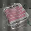 (35-Pack) Pink 8x8 Inch Disposable Aluminum Pans with Plastic Lids,Stickers and Cake Spoons,Square Cake Pans for Parties,Baking Trays,Foil Pans for Holiday Cooking, Parties Meal Prep, Storage