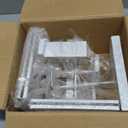 Tandefio 4 Pcs Rectangular Faceout Sign Holders for Slatwall Holds Gridwall Accessories Slatwall Information Sign Holders for Retail Store Supermarket Boutiques Display(White, 7" W X 5.5" H)