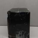 I00000 72 Pieces Plastic Dessert Plates 7.5" & 72 Pieces Gold Disposable Forks 7.4" with Gold Glitter, Gold Disposable Plates, Plastic Salad Plates for Birthday, Wedding & Party