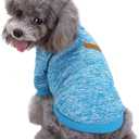 Pet Dog Classic Knitwear Sweater Warm Winter Puppy Pet Coat Soft Sweater Clothing for Small Dogs, Size 3