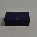 Daily Contact Lens Case - Travel Contact Case, Daily Lens Organizer, Flip Top Eye Contacts Carrier for Disposable Lenses & Dailies, Navy