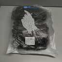 ANDANDA Safety Work Gloves, Seamless Knit Gardening Gloves with PU Coated, Ideal Work Glove for Men, Warehouse, Garden, Black (Large)