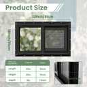 Vinyl Basement Window, Bathroom Sliding Window 32" x 20" Black
Double Pane Insulated Tempered Glass and Fiberglass Screen for Basement, Bathroom, Shed