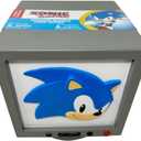 Sonic The Hedgehog Surprise TV Bundle 10 Sonic TV Box with SquishMe, Backpack Hanger, Fidget Spinner, Mini Figure, Giant Pop-It & 1-in-5 Chance for Rare Minekit