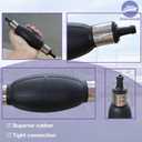 6YK-24360 Fuel Line Hand Primer Bulb 8mm for Yamaha 75-225 HP Outboard Motors Fitting 6YK-24360-73 6Y2-24360-52