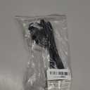 Royal Designs, Inc. 8 Foot Replacement Lamp Cord with Molded Plug and Rotary Dimmer Switch, Stripped Ends Ready for Wiring, SPT-1 Safe for USA, CO-1001D-BLK-8-1, Black