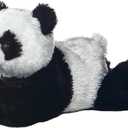 Aurora® Adorable Mini Flopsie™ Mei Mei™ Stuffed Animal - Mini Companions Ready for Playful Adventures - for Kids All Ages, Toddlers, Adults, and Families - White 8 Inches, Panda