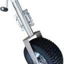 Marine Swivel Trailer Jack - Lift Swivel Trailer Jack, Beach Boat Trailer Jack, 13.38in Trailer Jack Wheel, Heavy-Duty Bolt-On Swivel Tongue Jack, 2000 lb Capacity, 11in Vertical Load