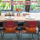 12 Pcs Reserved Signs for Church Pews 22 Inch Reserved Signs for Chairs Cloth Placeholder for Restaurant Wedding Meeting and Event Parties(Burgundy and Gold)