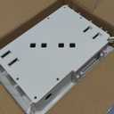 in-Wall TV Box with Flange for Home Theater Installation, 11.9" x 8.4" Cord Hider for Wall Mounted TV, with 2 Outlets, Cable Bracket, LV Cable & 1-1/2" ENT Entrance, Ideal for New or Retrofit Job (White)
