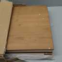 Gashell Wire Shelf Covers, Bamboo Wire Rack Covers for Pantry, Closet (5pcs, 30" W x 16" D)