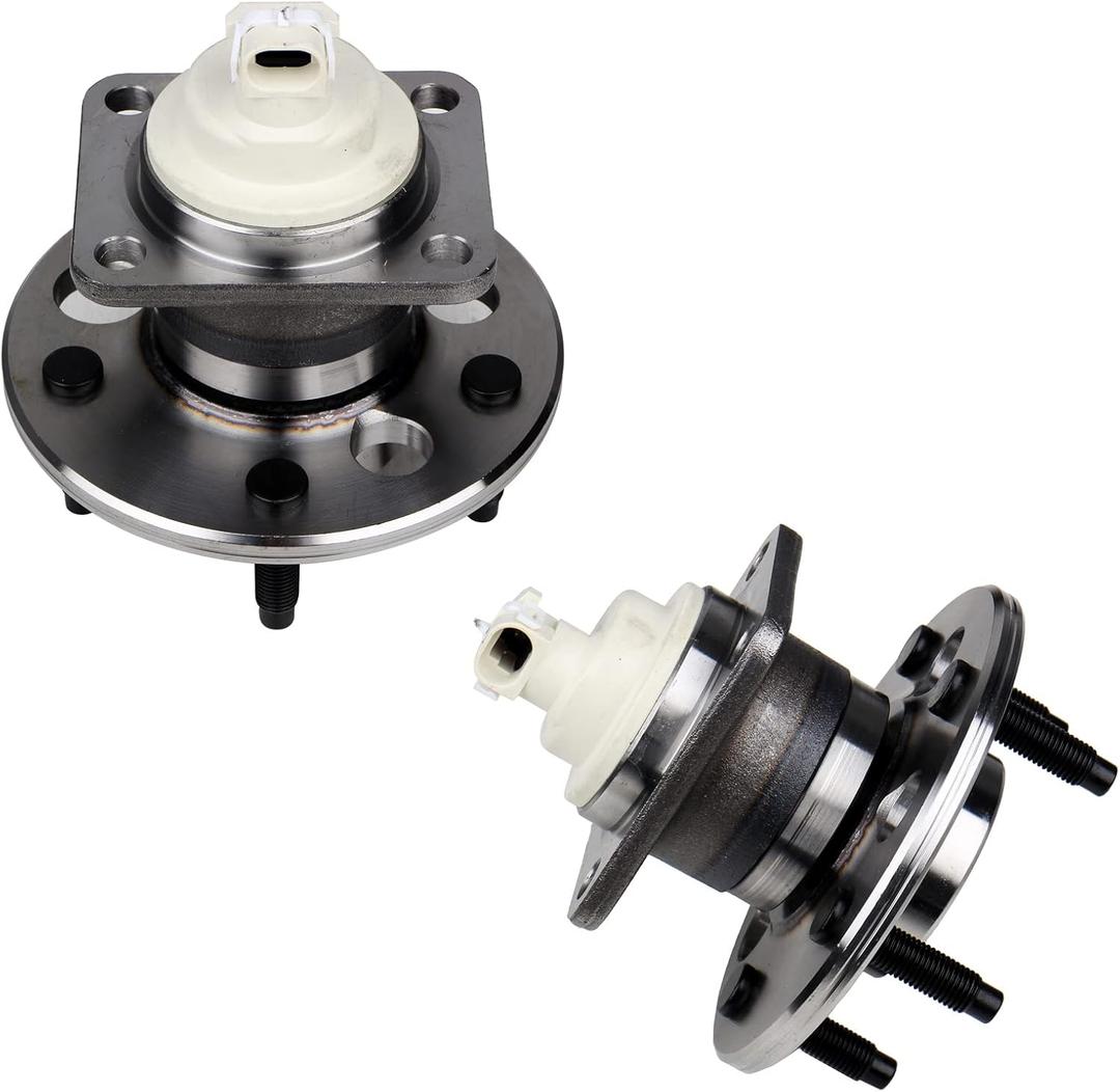 KUSATEC 512150 2PCS Rear Wheel Bearing and Hub Assembly Compatible with FWD Chevy Impala, for Buick Allure Century Regal, Lacrosse, for Pontiac Montana Trans Sport, 5 Lug w/ABS