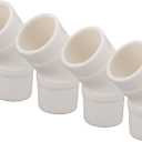 Fdit 4 PCS Pool Cleaner 45 Degree Elbow, Silicone Pool Accessory W70244 Replacement for G2 G3 G4
