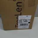 TreeLen Broom and Dustpan Set with 52" Long Handle for Home Kitchen Room Office Lobby Floor Use Upright Stand Up Stand Up Broom with Dustpan Combo