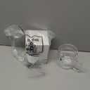 Patelai Cute Bear Tea Cup Double Wall Glass Milk Coffee Bear Mug with Handle Insulated Espresso Christmas Beer Cup Cute Birthday Gift for Women Men Valentine, 250 Ml/ 8. 4 oz(White,2 Pieces)