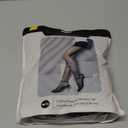 EXQUISLIFE Fleece Lined Tights Sheer Women - Fake Translucent Warm Pantyhose Leggings Sheer Thick Tights, for Winter, Size: X-Large (Black)