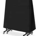 Ping Pong Table Cover, Heavy Duty Folding Table Tennis Table Cover Windproof with Zipper & Buckles Universal Fit for 9x5 FT Indoor & Outdoor Folding Tables