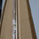 One-Piece Tension Curtain Rod 54-90 inch Brushed Gold Shower Curtain
