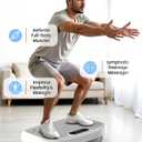 Vibration Plate Exercise Machine, Vibrating Platform for Lymphatic Drainage with 200 Adjustable Speeds, Power Vibration Plate for Weight Loss, Supports Max Weight 450 Lbs