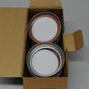 36Pcs Mason Jar Lids with Rings Wide Mouth, Upgrade Canning Lids with Rings/Bands for Ball, Kerr Jars and More, Split-Type with Leak Proof & Airtight, Food Grade Material for Mason Jars