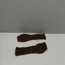 Winter Women Arm Warmers Long Fingerless Gloves for Women Mittens Knit Wrist Warmers with Thumb Hole Warm Sleeves (Coffee)