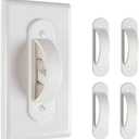 Wall Switch Guards Plate Covers Child Safety Security Home Decor (4 Pack), White - Keeps Light ON Or Off Protects Your Lights or Circuits from Accidentally Being Turned on or Off
