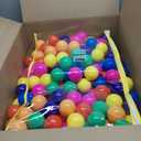Vanland Ball Pit Balls for Baby and Toddler Phthalate Free BPA Free Crush Proof Plastic - Multicolored Pit Balls in Reusable Play Toys for Kids with Storage Bag, 400 Balls