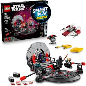 LEGO Star Wars SMART Play: Throne Room Duel & A-Wing Interactive Building Toy - All-in-One Set - Reacts to How You Move and Play with a SMART Brick - Gift for Boys, Girls and Kids Ages 9+ - 75427