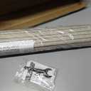 LazBlinds No Drill TDBU Roman Shades, Blackout - Beige, 35" W x 72" H