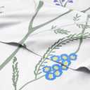 Floral Sheets - Boho King Bed Sheet Set - 1 Flat, 1 Fitted & 2 Pillowcases w/ Deep Pockets - Comfy, Wrinkle & Fade Free - Boho Botanical Bedding - Ultra-Soft, Breathable and Cooling - King Size Set