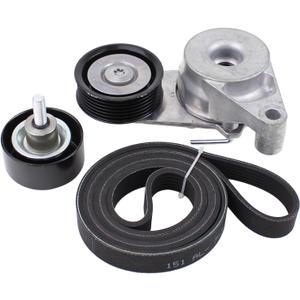 Belt Tensioner and Serpentine Belt Pulley for Kia Forte Forte5 2.0 2017-18, Hyundai Tucson 2.0 2016-21, Elantra GT 2.0 2016-20, Elantra 1.8 2016