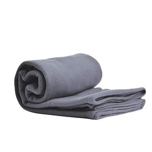 Cozy-Soft Microfleece Travel Blanket, 50x60 Inch, Lightweight, Compact, Perfect for Airplane and Car, Charcoal