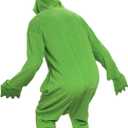 Funziez! Adult Onesie Halloween Costume Animal Dinosaur Shark Unisex Plush One Piece Cosplay Suit for Adults, Men and Women (Toad)